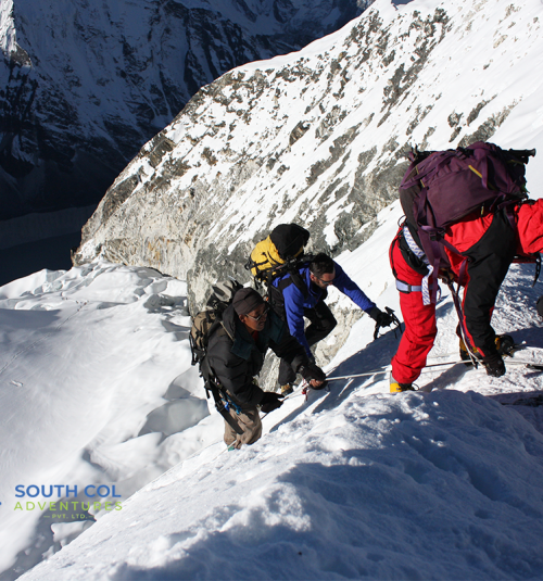 Attempting The Island Peak Summit