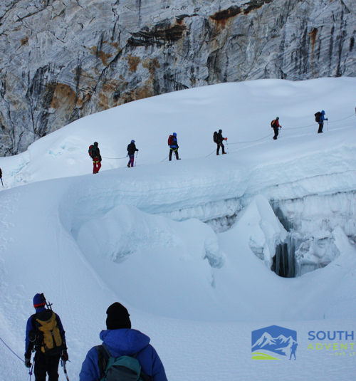 Following The Island Peak Climbing Route