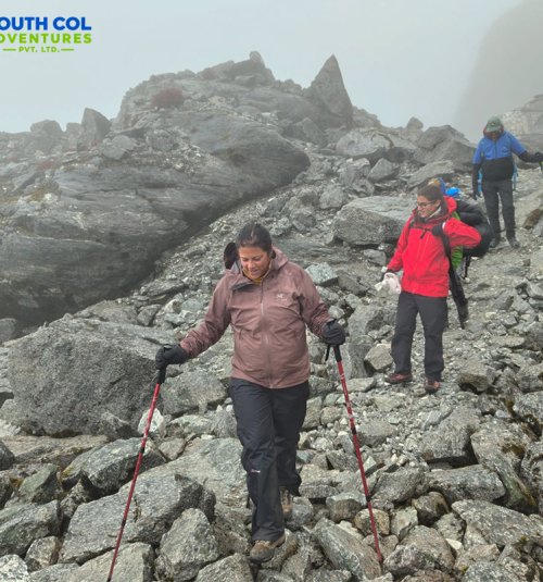 On The Way From Khare To Mera Peak Base Camp