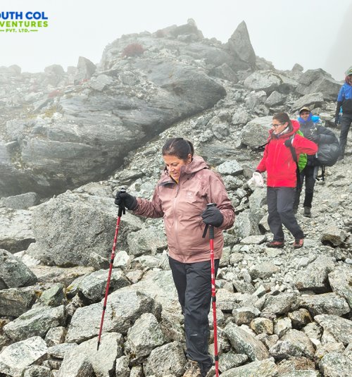 Rugged Trail Before Approaching Mera Base Camp