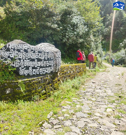Starting The Trekking Trail From Lukla