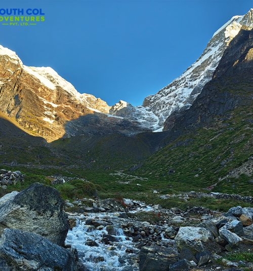 View Of Mount Kusum Kanguru From Thangnak