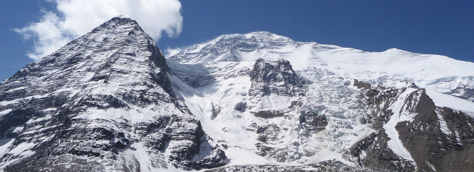Dhaulagiri Peak view during dhaulagiri circuit Trek in Nepal